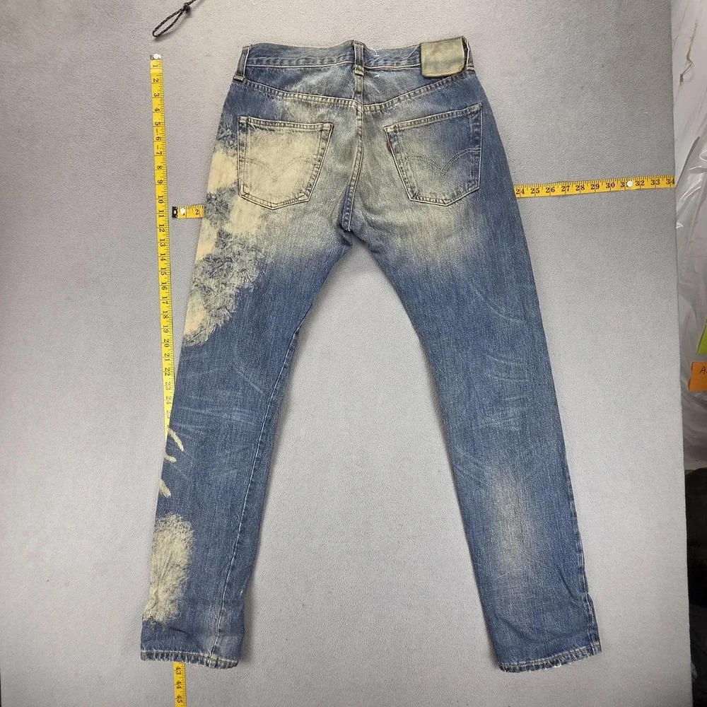 Vintage Levis 501 Jeans Mens‎ Blue Selvedge Button Fly Made USA Fits 30x32